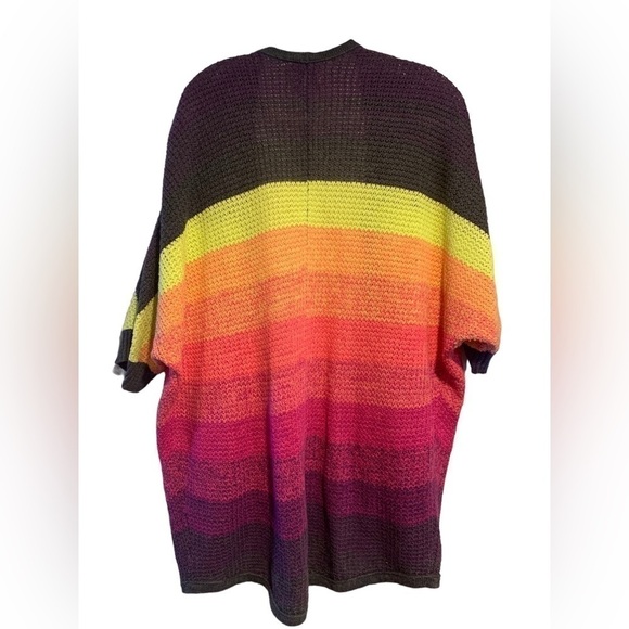 AEO Neon Stripe Open Cardigan - Picture 4 of 11